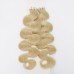 Stema 613 Blonde Straight Body Wave Tape In Extension Human Virgin Hair (20 pcs/set)